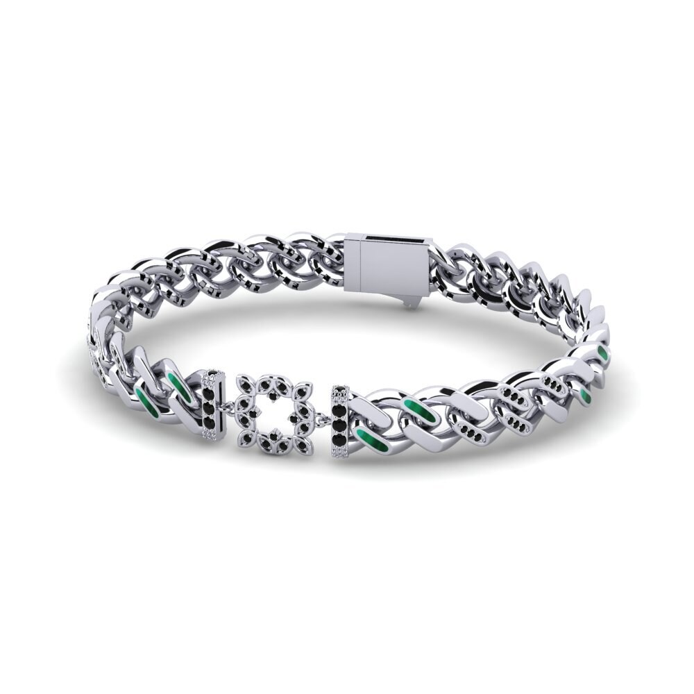 Black Sapphire Women's Bracelet Jeanspard
