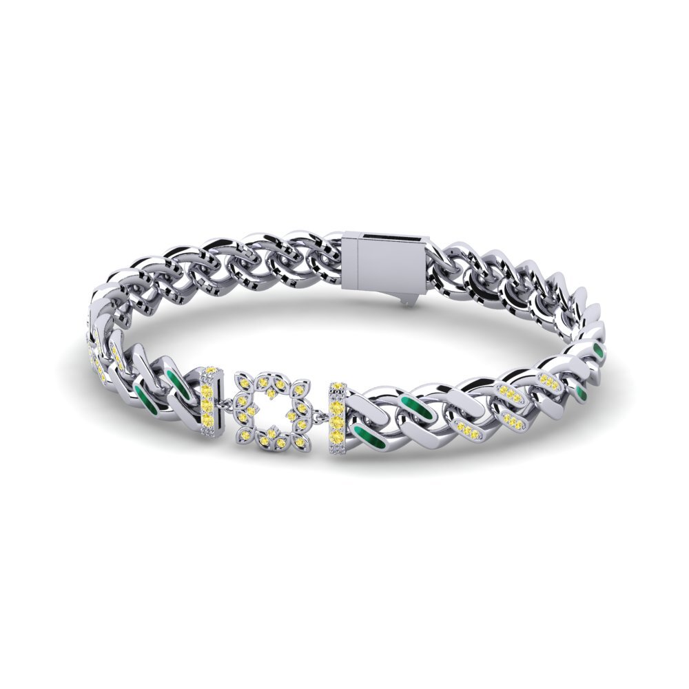 Yellow Sapphire Women's Bracelet Jeanspard