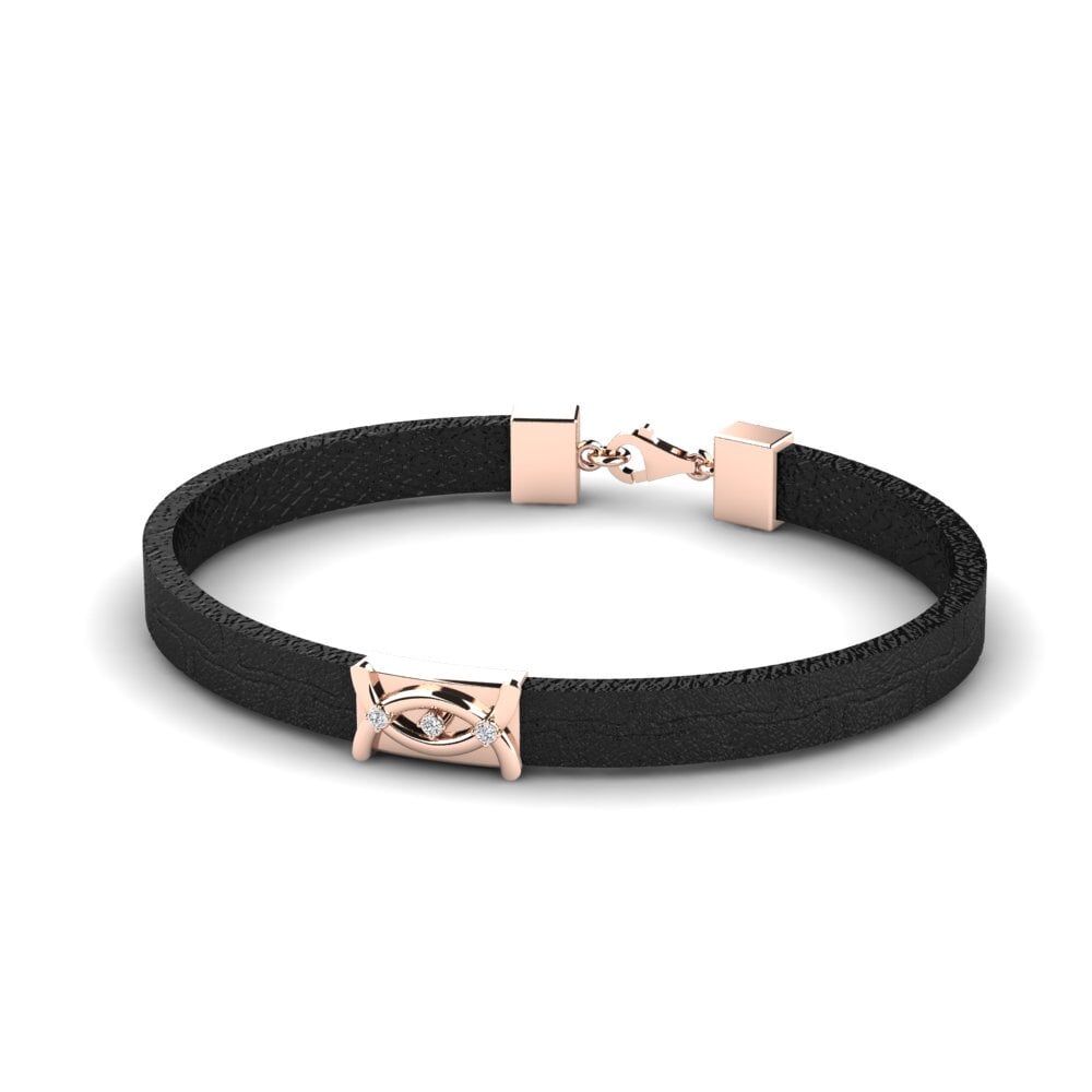 14ct Rose Gold Men's Bracelet Jeff