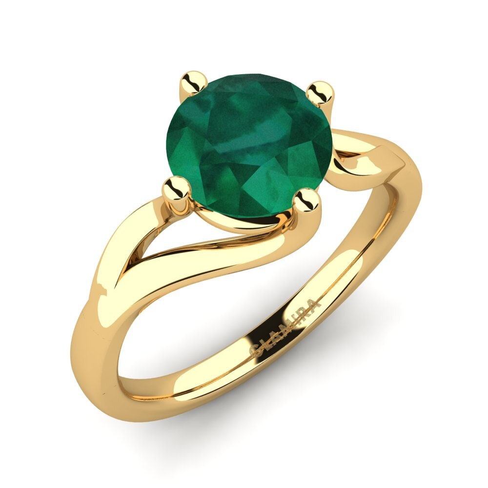 Emerald Engagement Ring Jeffrey 1.6 crt