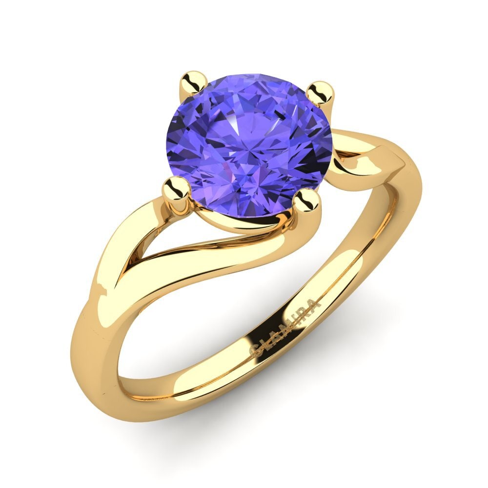 Tanzanite Engagement Ring Jeffrey 1.6 crt
