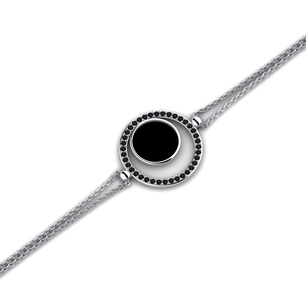 Black Sapphire Women's Bracelet Jelab