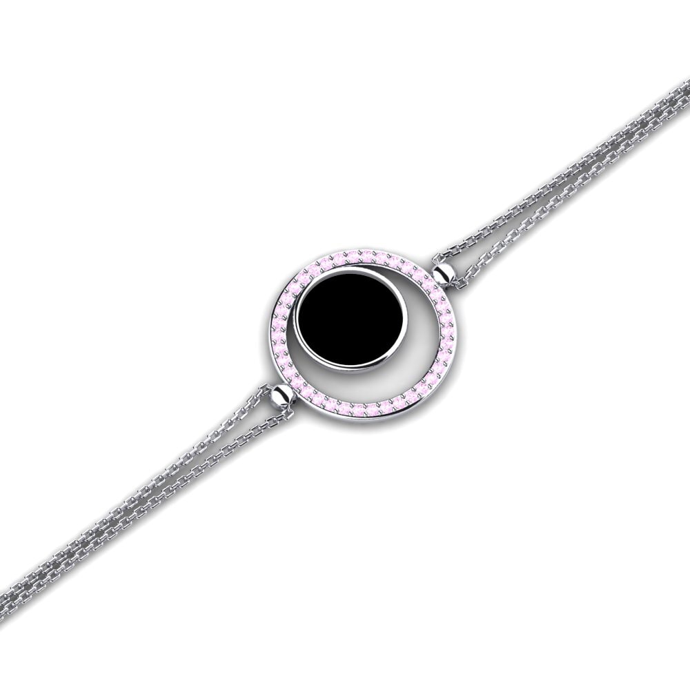 Pink Sapphire Women's Bracelet Jelab