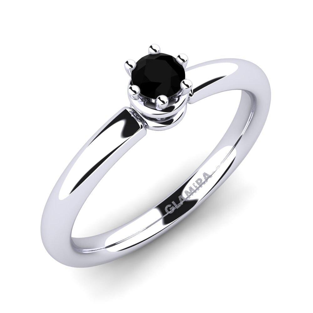 Black Diamond Engagement Ring Jemma 0.16 crt