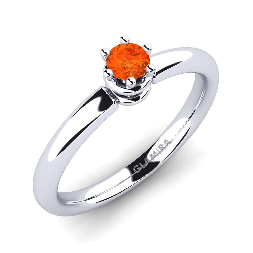Opal Ognisty Pierścionek zaręczynowy Jemma 0.16 crt