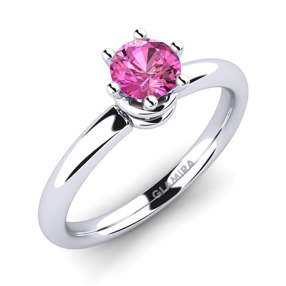 Pink Topaz Engagement Ring Jemma 0.5 crt