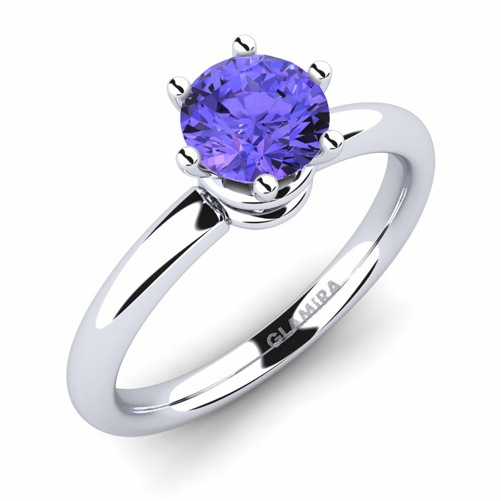 Bague de fiançailles Jemma 0.8 crt Tanzanite