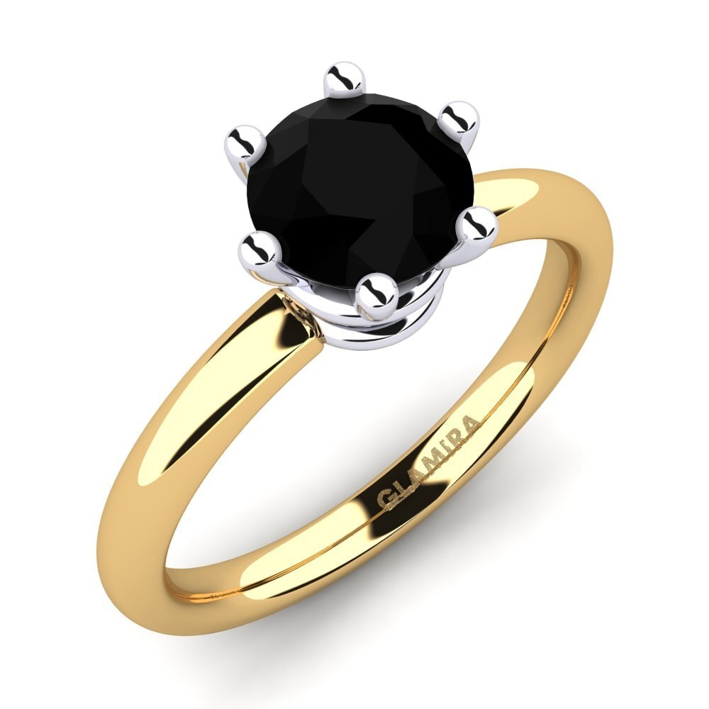 14ct Yellow & White Gold Engagement Ring Jemma 1.0 crt