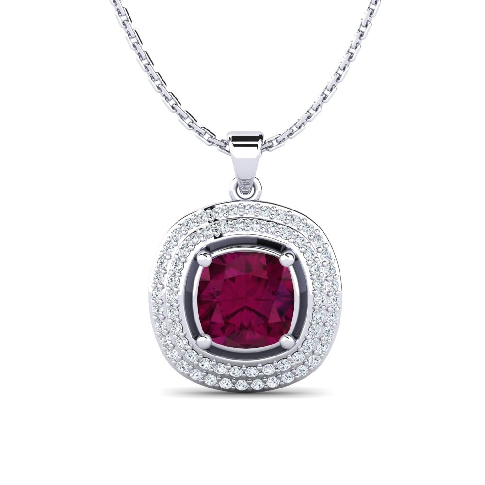 Rhodolite Garnet Women's Pendant Jenacis