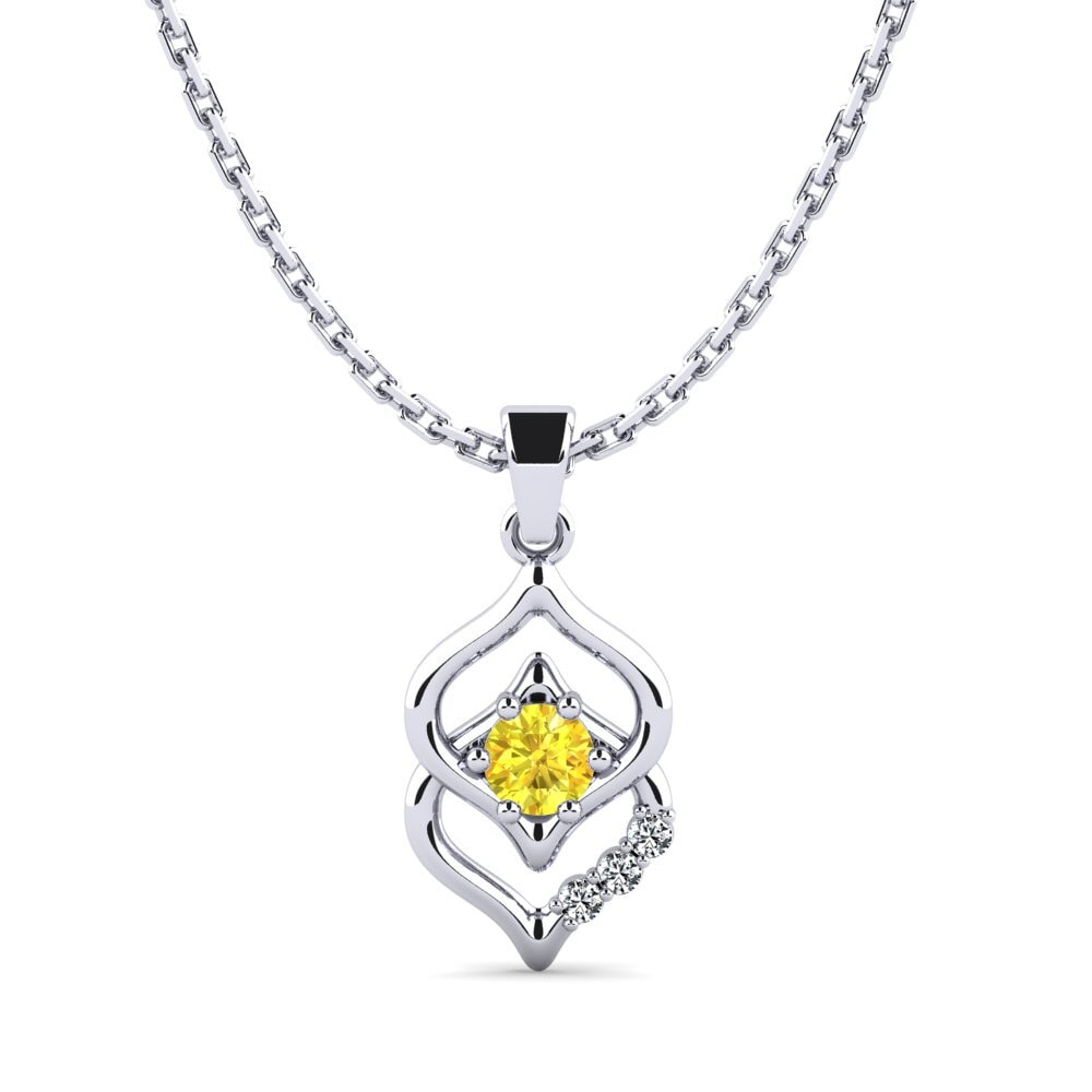 Yellow Sapphire Women's Pendant Jenisper