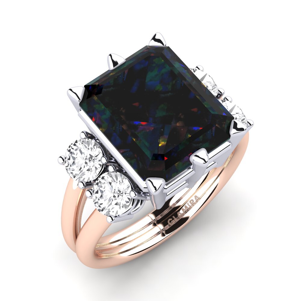 14K Rose & White Gold Ring Jensine