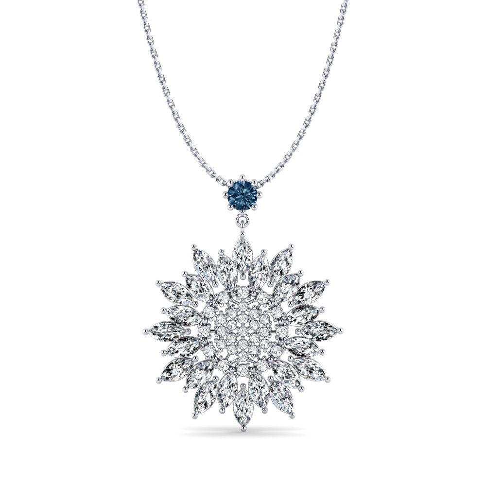 Blue Diamond Women's Pendant Jerrad