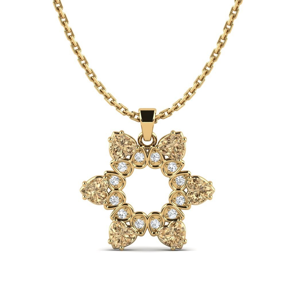 Brown Diamond Women's Pendant Jerries