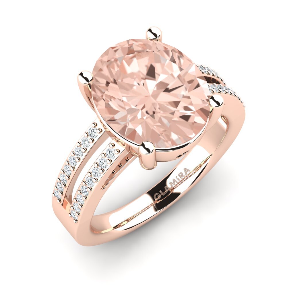 14ct Rose Gold Morganite Ring Jesimar