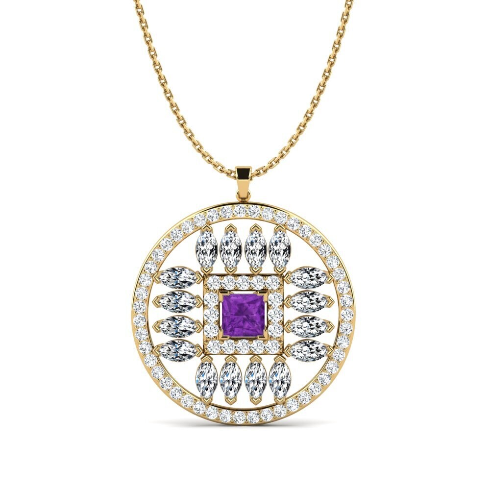 Amethyst Women's Pendant Jestine