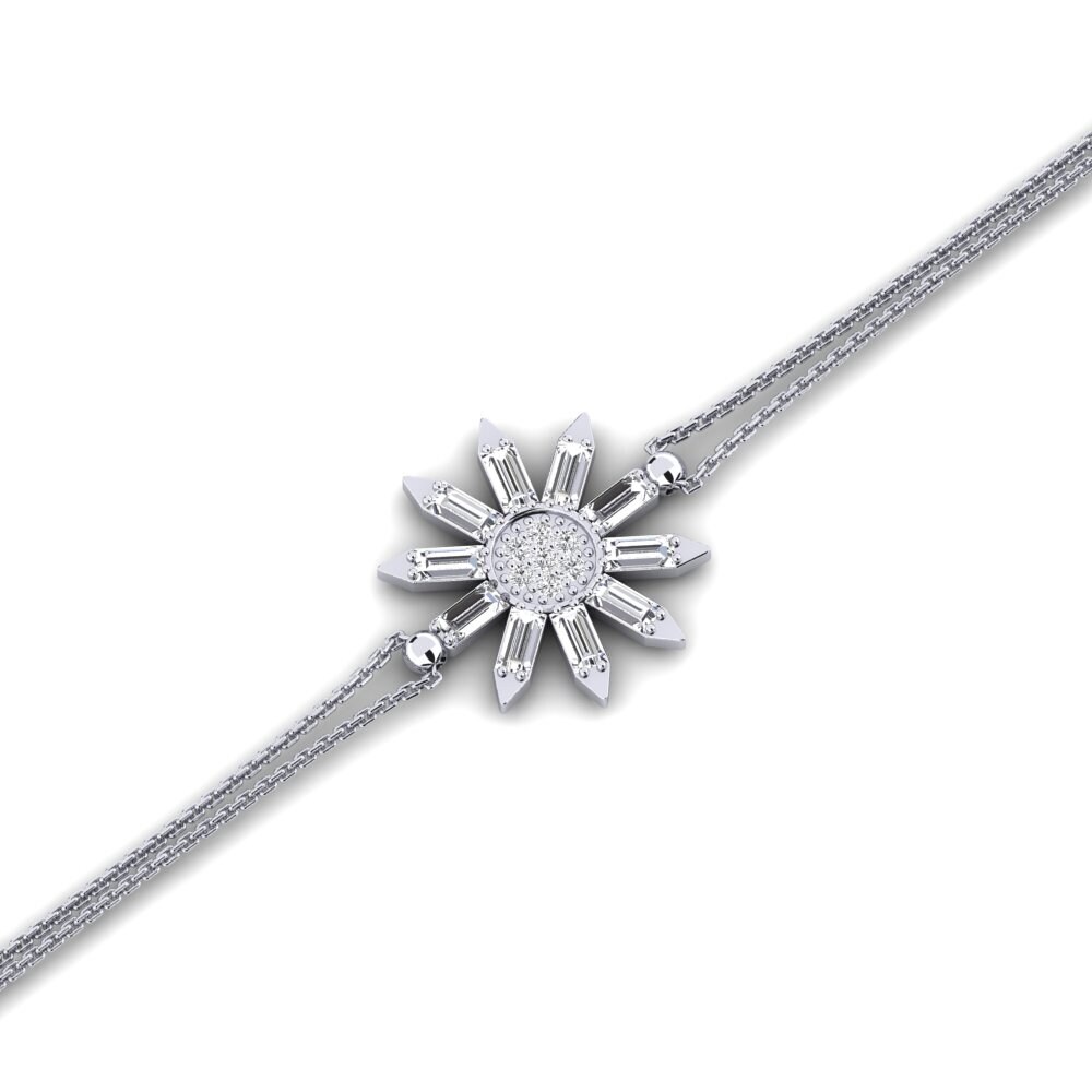 Bracelet Homme Santomà En Argent 925 Et Or 750 Avec Diamants - Bijou Italien Neuf Avec étiquettes