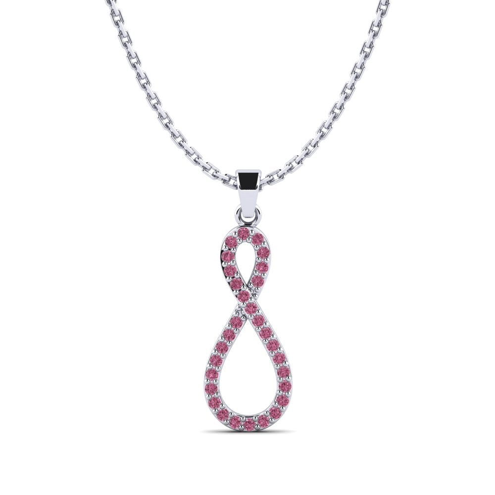 Granate Rhodolite Colgante de Mujer Jetted