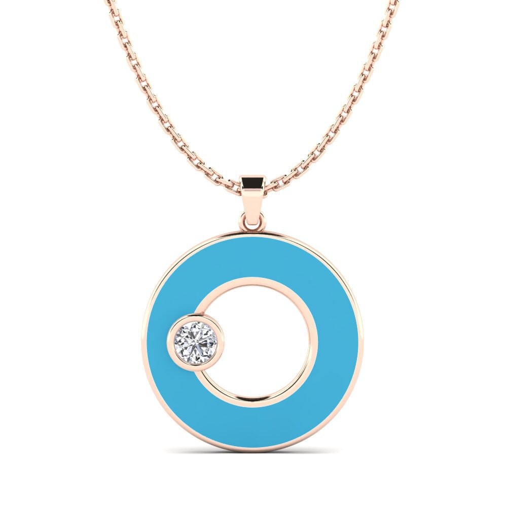 14ct Rose Gold Women's Pendant Jeunary