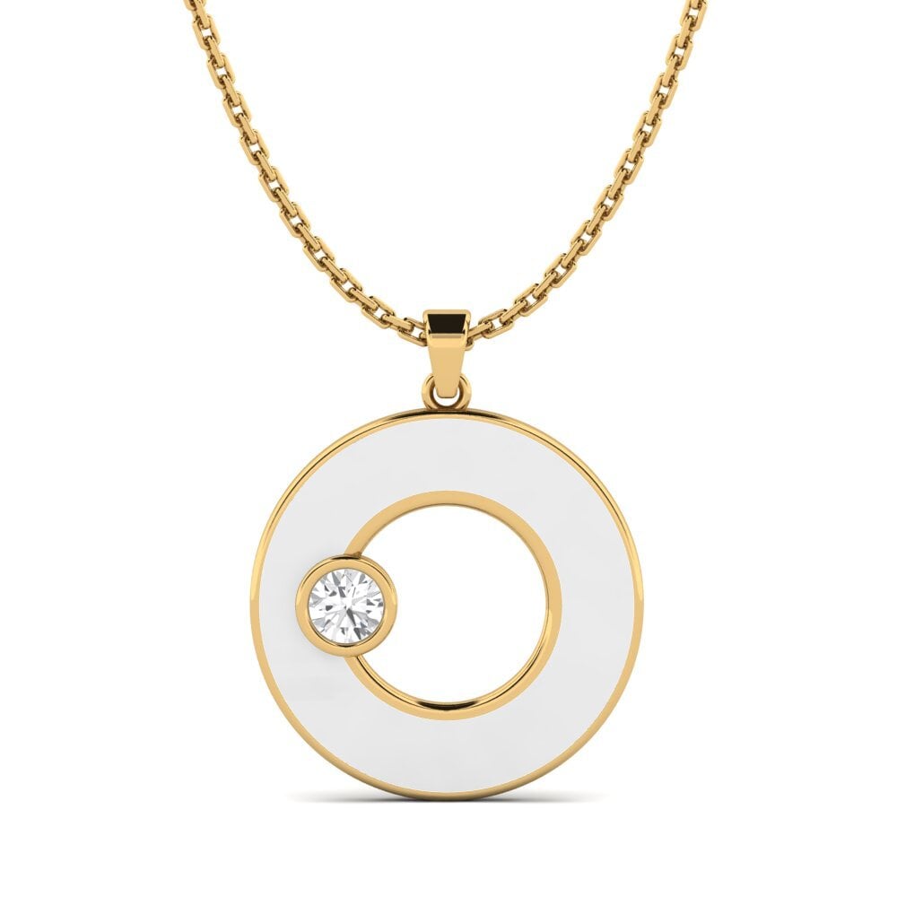 White sapphire Women's Pendant Jeunary