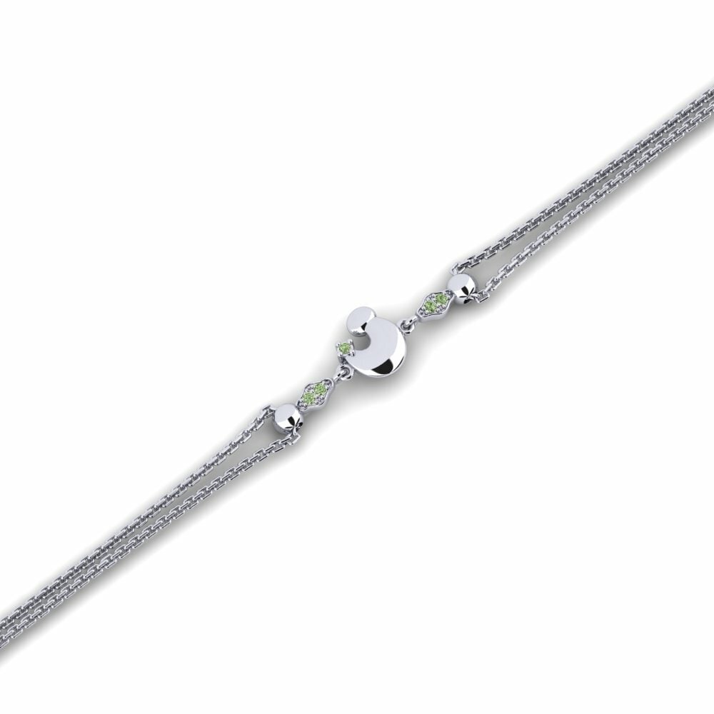 Pulsera de Mujer Jewepths Diamante Verde