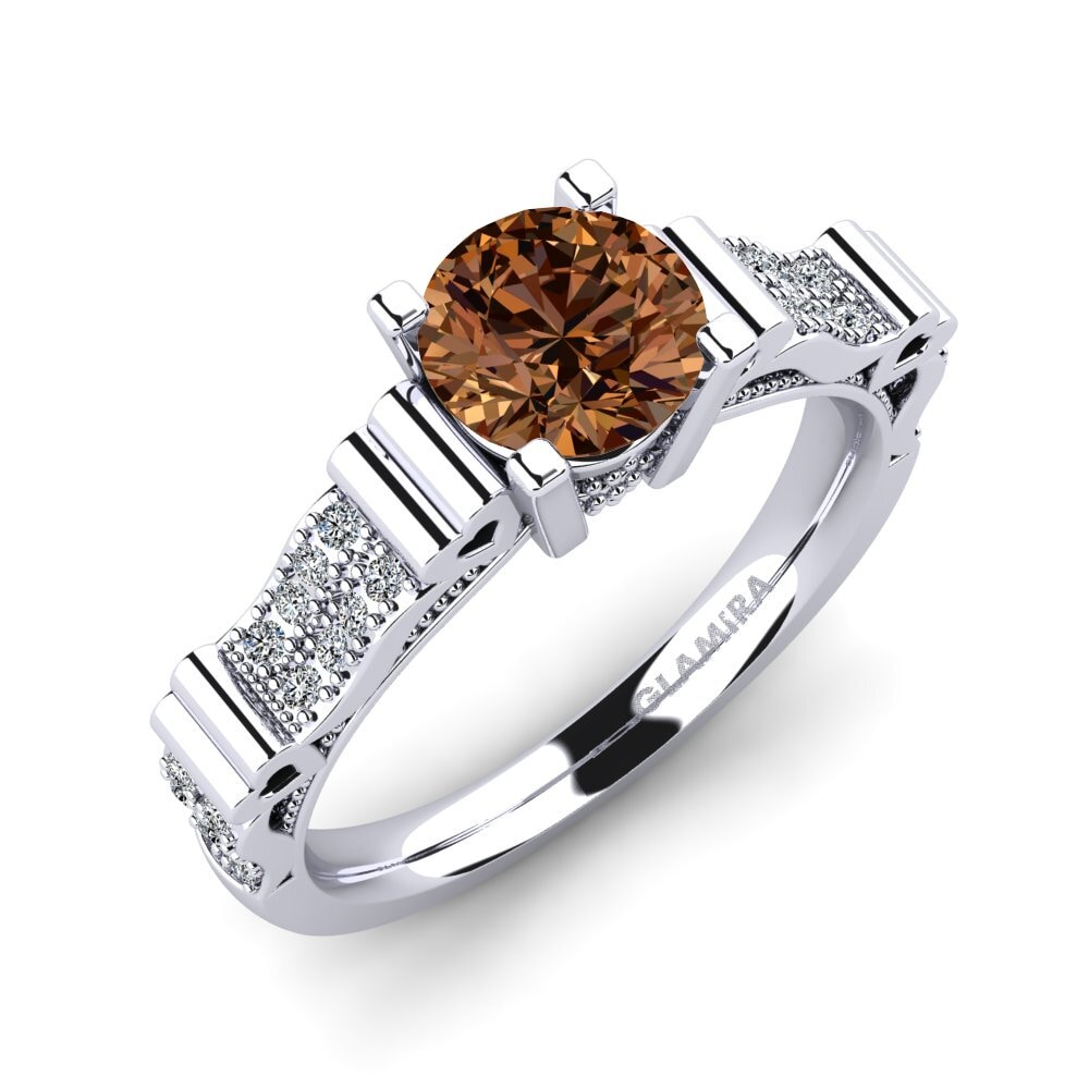 Brown Diamond Engagement Ring Jezuze