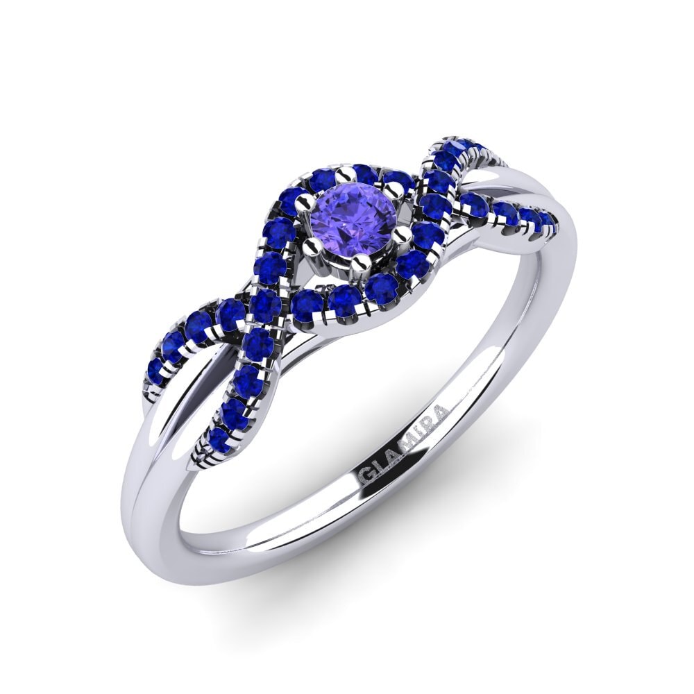 9ct White Gold Engagement Ring Jilessa 0.1 crt