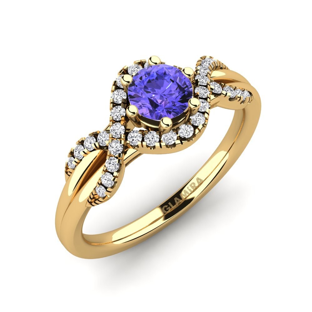 Tanzanite Engagement Ring Jilessa 0.5 crt
