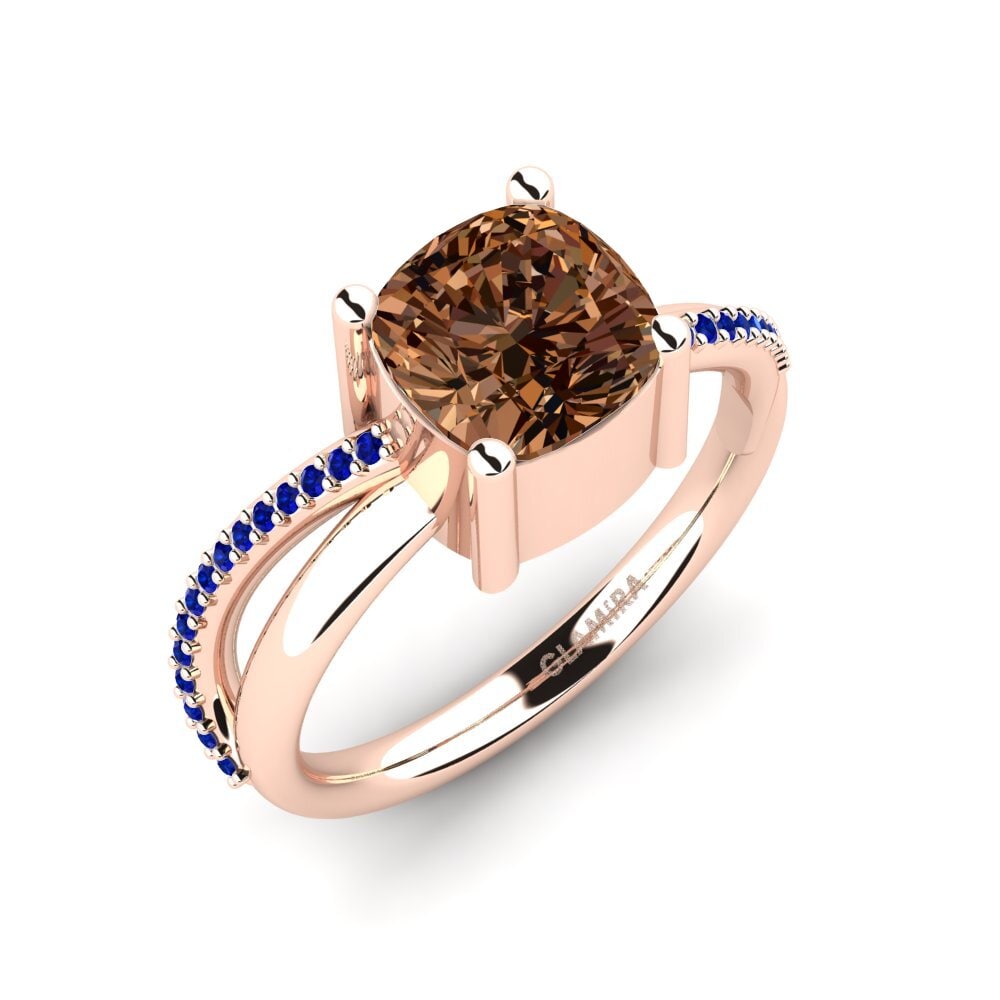 18ct Rose Gold Engagement Ring Jimena