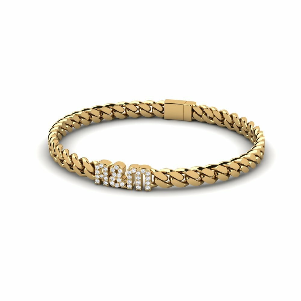 14ct Yellow Gold Lab Grown Diamond Women's Bracelet Jimmie