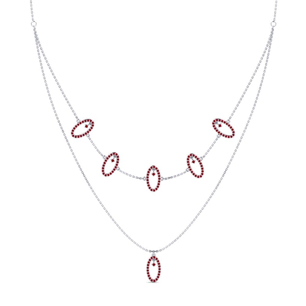 Circonita Roja Collar de Mujer Jivi
