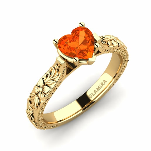 Ring Joanna 585 Yellow Gold & Fire-Opal
