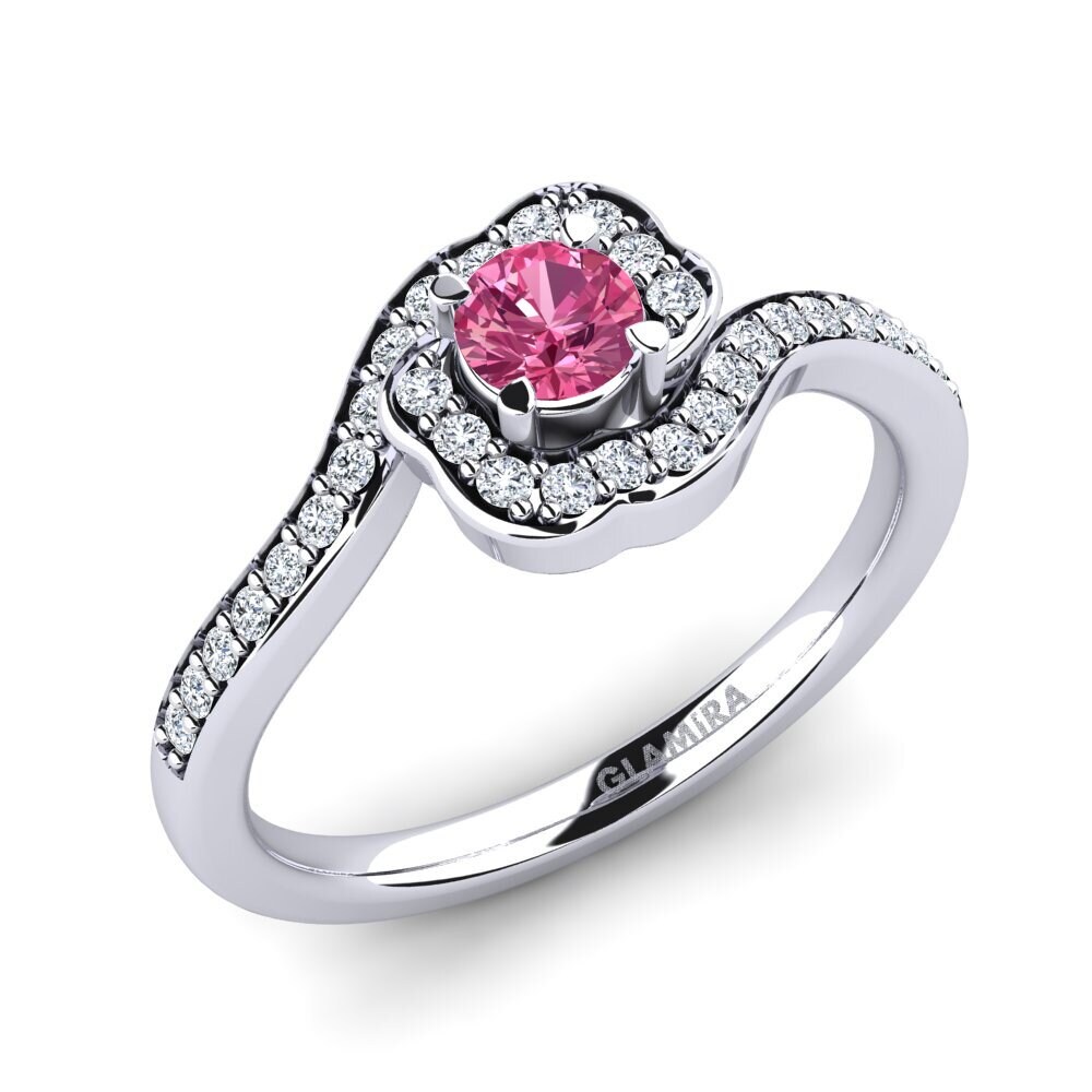 Pink Tourmaline Engagement Ring Jocelyn