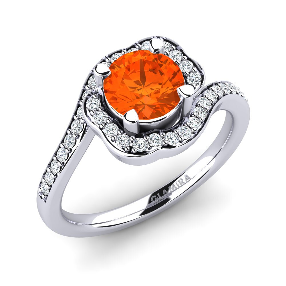 Fire Opal Engagement Ring Jocelyn 1.0 crt