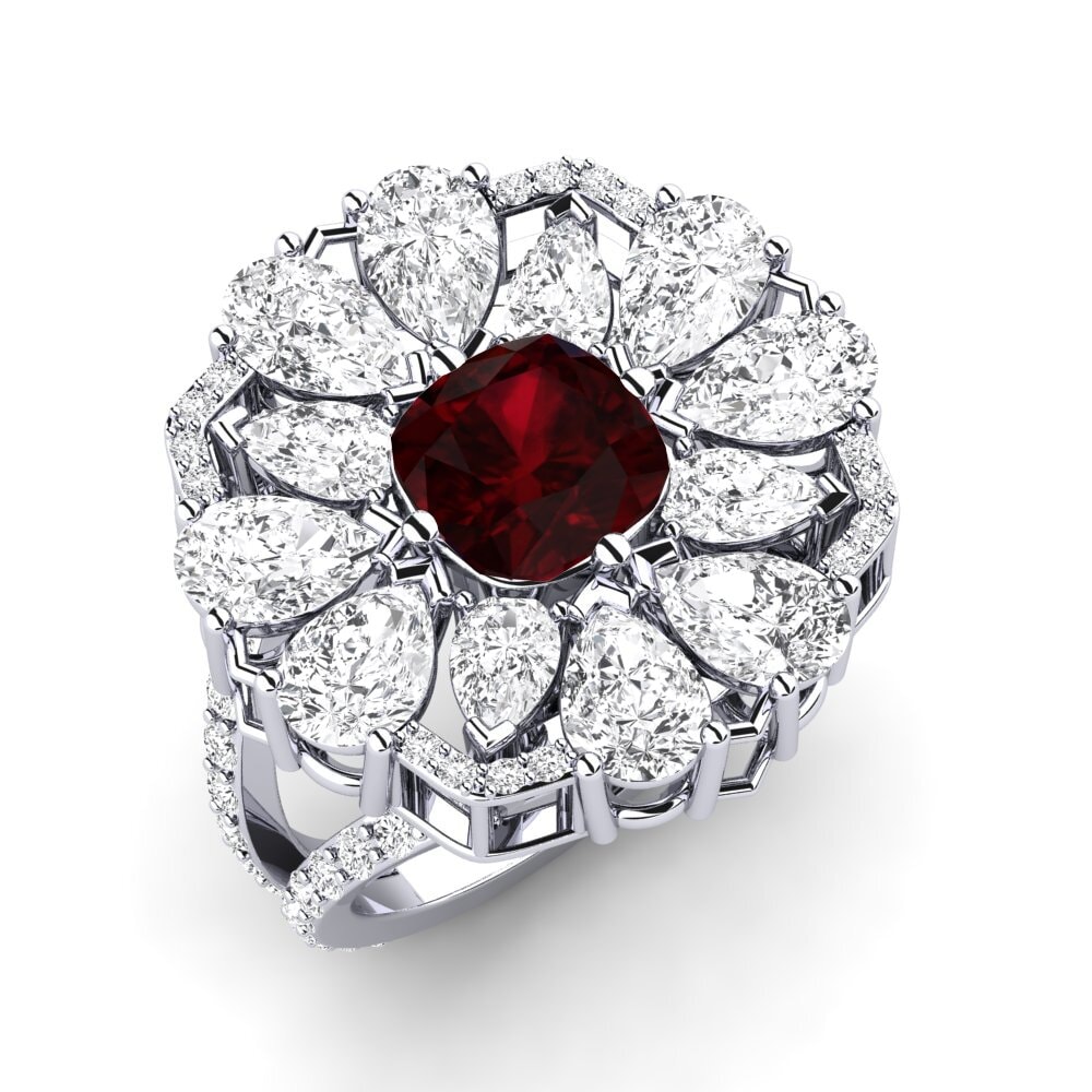 Vàng Trắng 14K Nhẫn Joeann