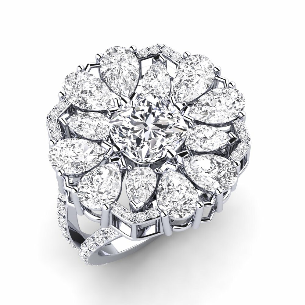 Premium Premium Rings Joeann 585 White Gold Lab Grown Diamond