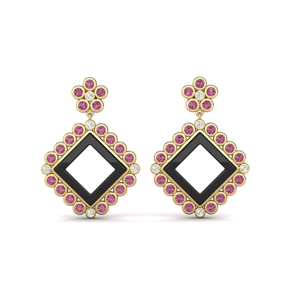Rhodolite Garnet Women's Earring Joelli