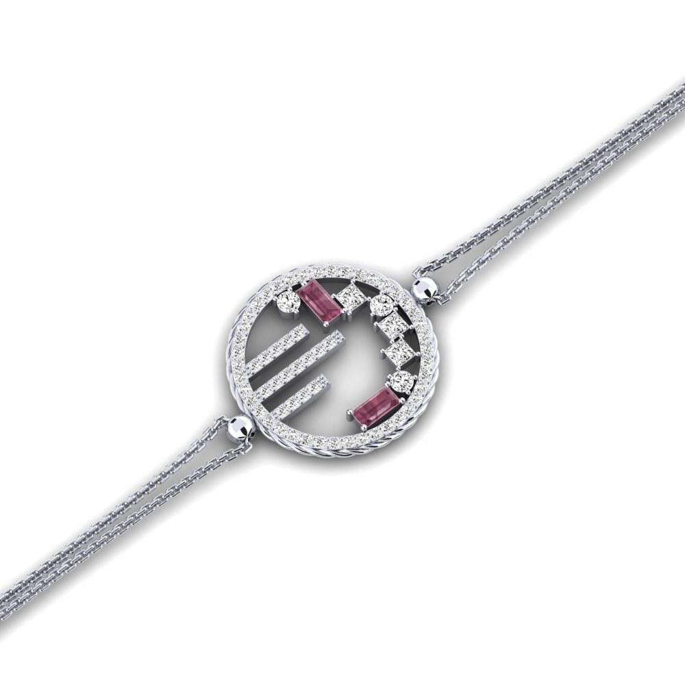 Granate Rhodolite Pulsera de Mujer Jogging