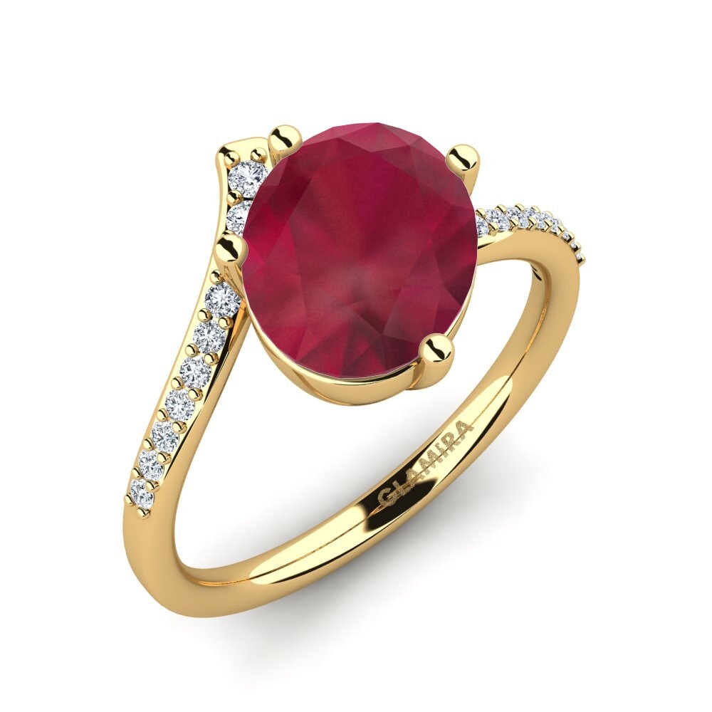 Ruby Engagement Ring Jolaina