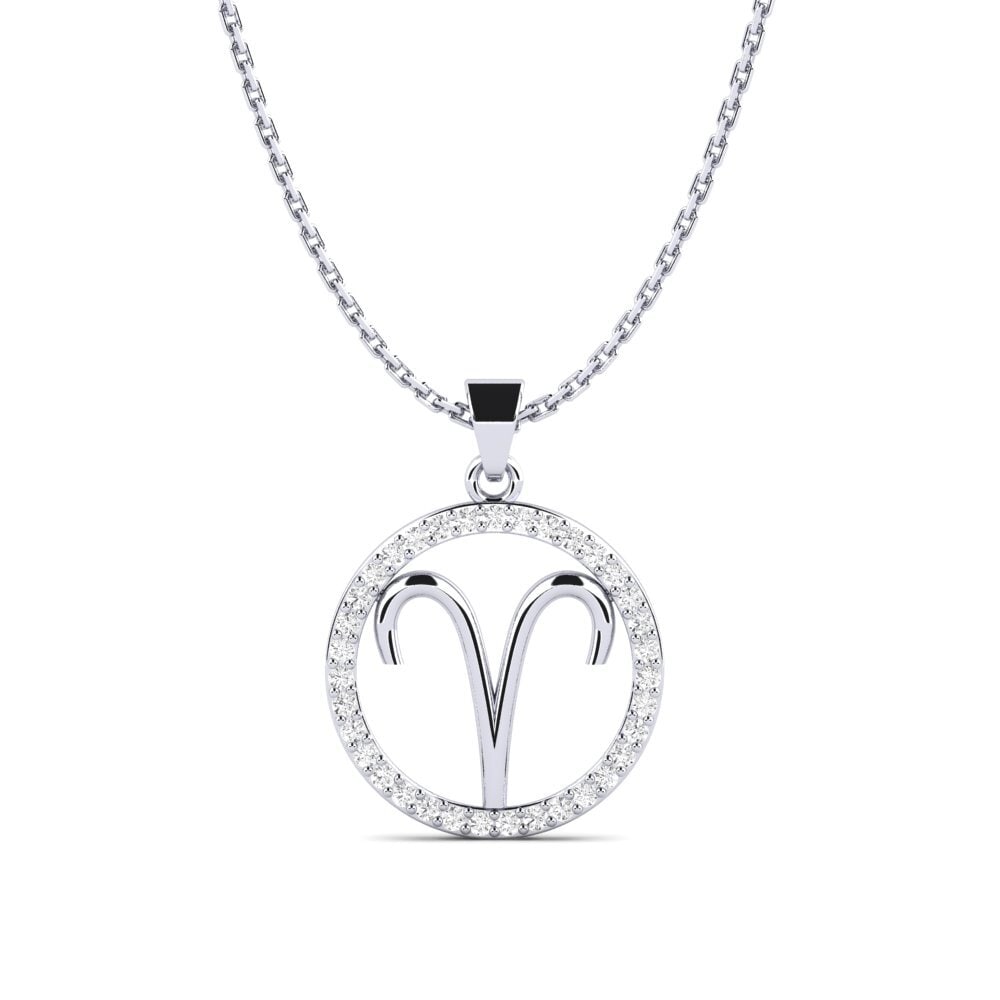 White sapphire Women's Pendant Jolyn Aries