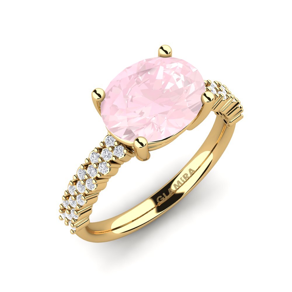 Rose Quartz Engagement Ring Jolyssa