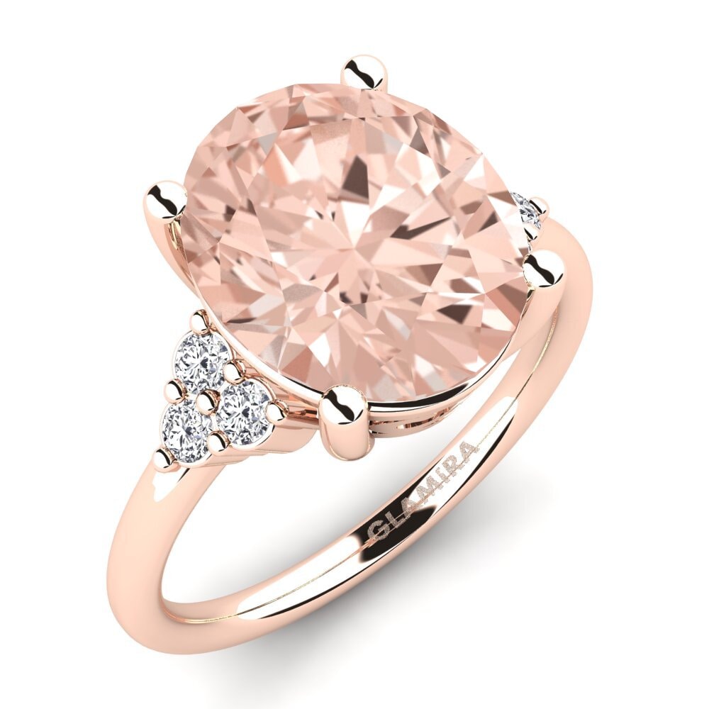 14ct Rose Gold Morganite Ring Jomairys