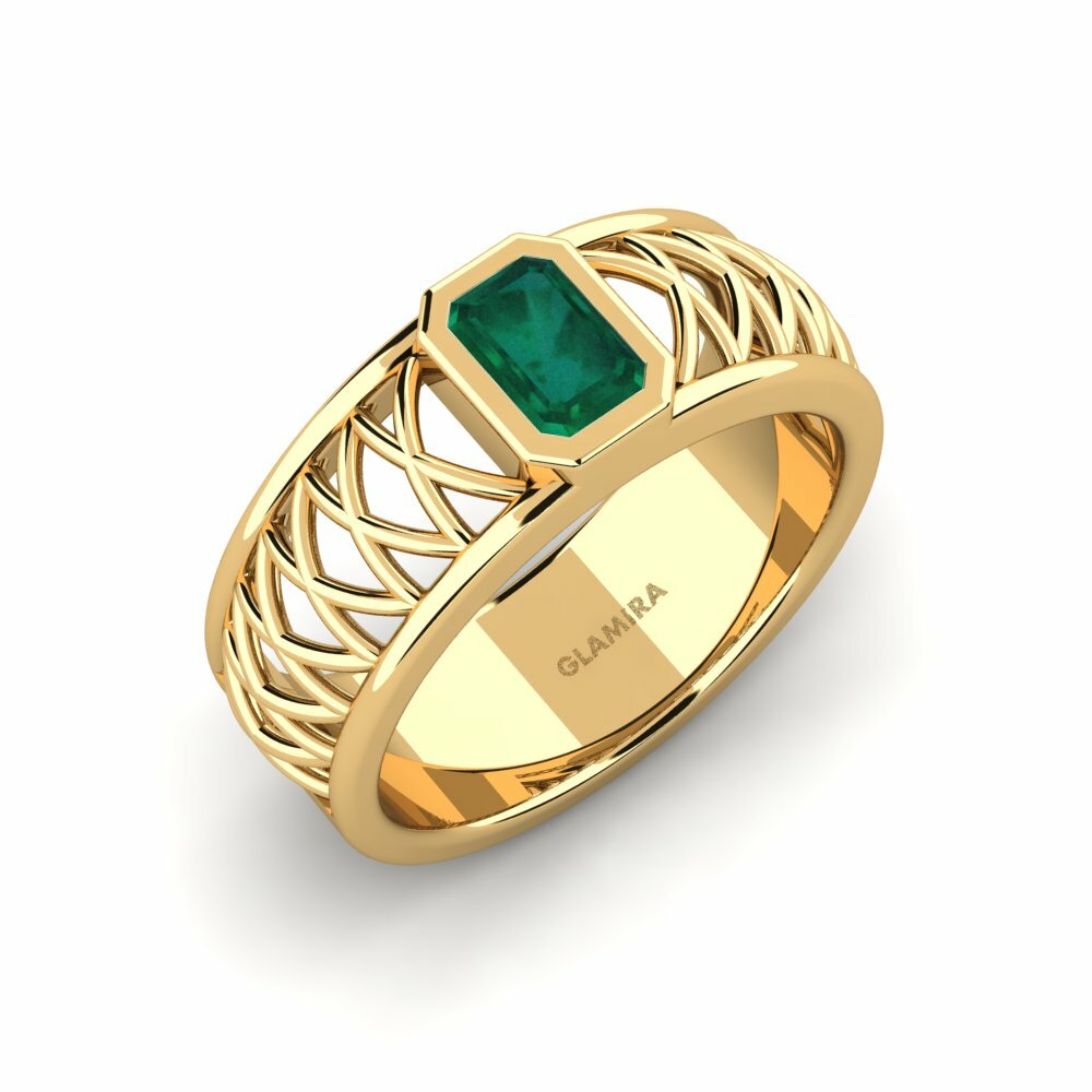 Emerald Men's Ring Jonah