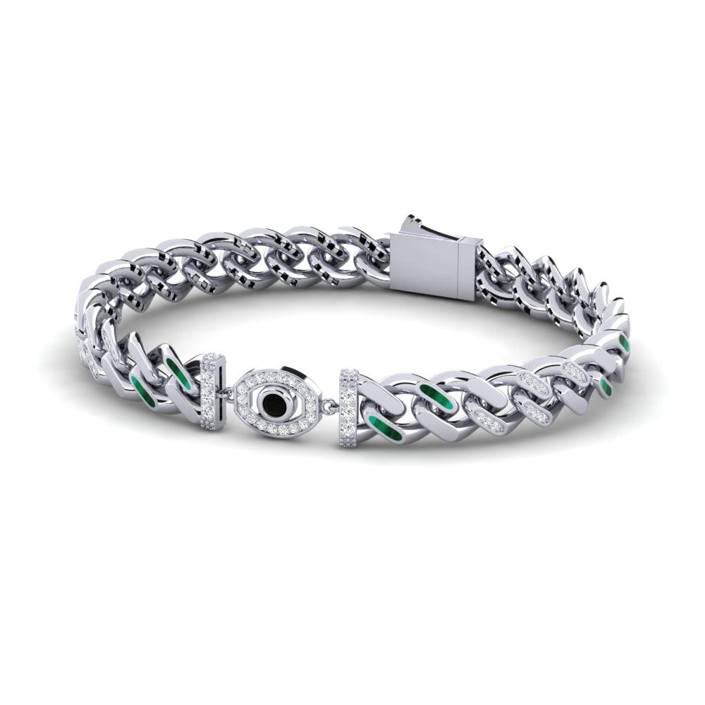 Black Sapphire Women's Bracelet Jonaln