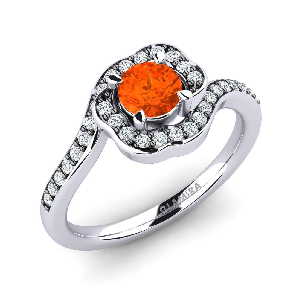 Fire Opal Engagement Ring Jonna 0.5 crt