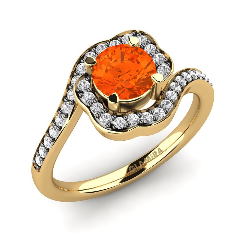 Fire Opal Engagement Ring Jonna 0.8 crt