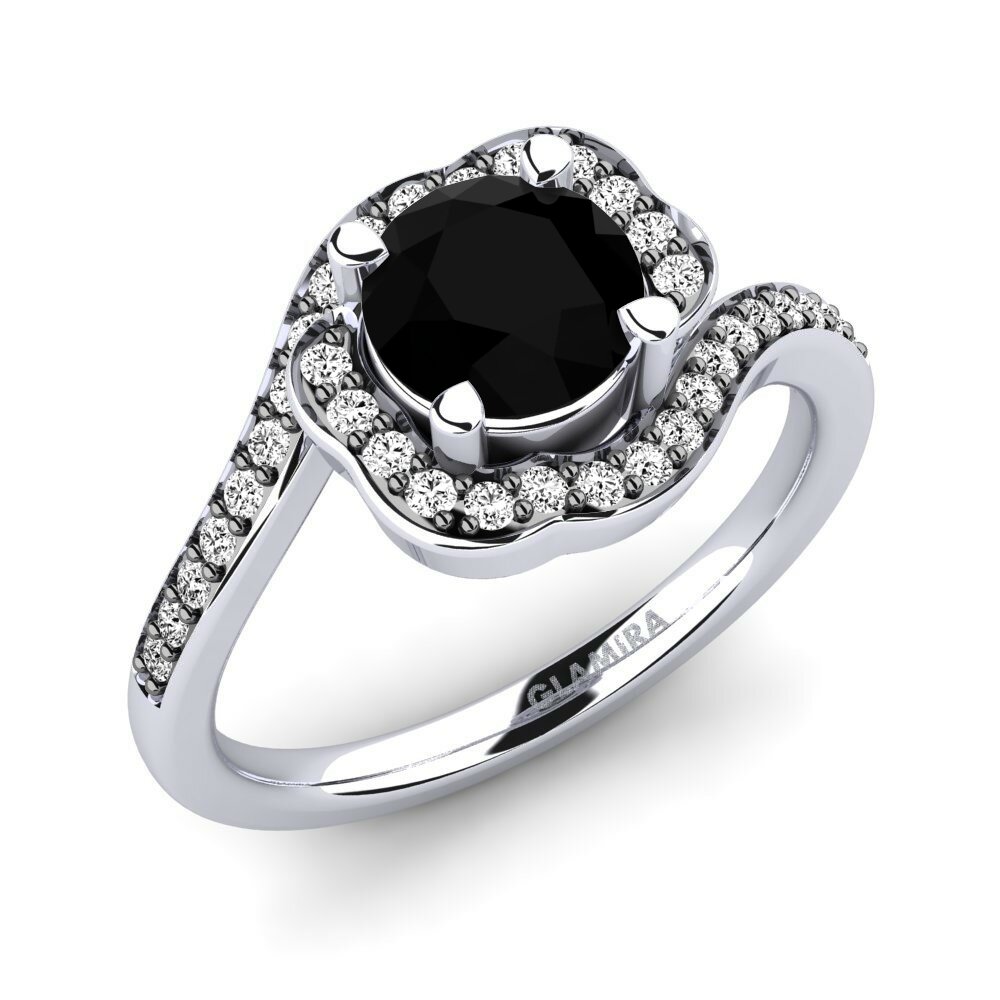 Forlovelsesring Jonna 1.0 crt Sort Onyx