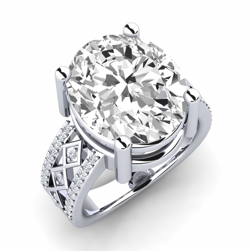 950 Platinum Lab Grown Diamond Ring Jorgelina