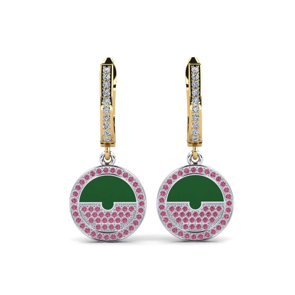 Premium Rhodolite Garnet Earrings