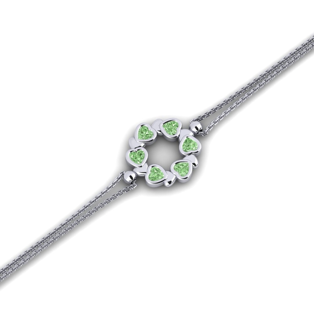 Paladio Diamante Verde Pulsera de Mujer Jouven
