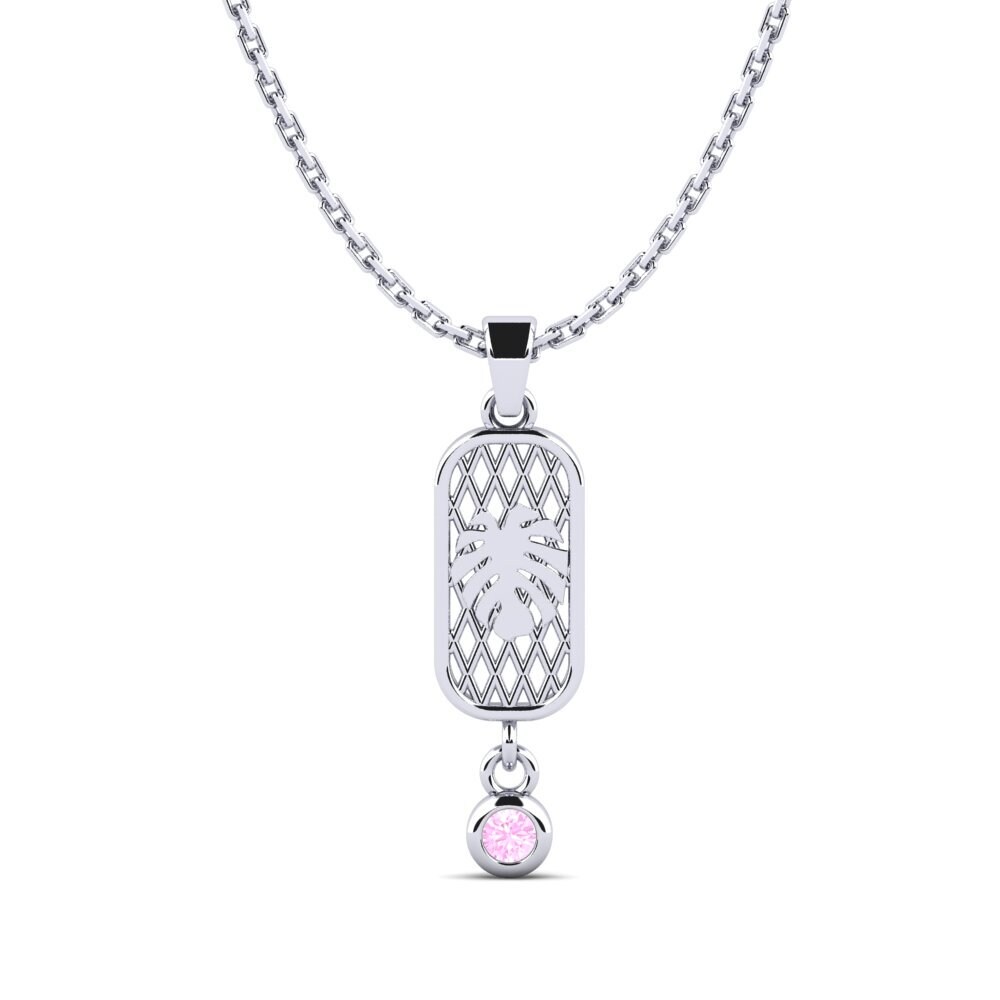 Pink Sapphire Women's Pendant Jovial